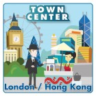 Town Center: London And Hong Kong