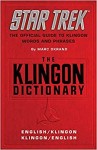Star Trek-The Klingon Dictionary English/Klingon, Klingon/English