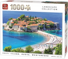 Palapeli: Sveti Island Budva Montenegro (1000pcs)