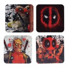 Lasinalunen: Marvel - Deadpool Coaster Set