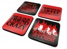 Lasinalunen: Stranger Things Coaster Set