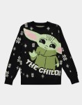 Pitkhihainen: Mandalorian - Child - Knitted Christmas Jumper (XXL)
