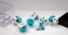 Noppasetti: Chessex Gemini - Teal-White/Black (7)