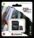 Kingston Canvas Select Plus MicroSDXC, 256GB, with SD Adapter