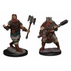 D&D Nolzur's Marvelous Miniatures: Human Barbarian Male (2)