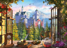 Palapeli - View of the Fairytale Castle (1000 Piece)