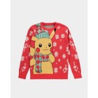 Pitkhihainen: Pokemon - Pikachu Knitted Christmas Jumper (XXL)