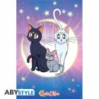 Juliste: Sailor Moon - Luna, Artemis & Diana (91.5x61cm)