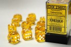 Chessex: Signature 12mm D6 Translucent Yellow (36 Dice)