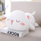 Pehmolelu: Cat Pillow Plush Sleeping (White) (30cm)