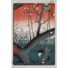Juliste: Hiroshige Plum Orchard Near Kameido Shrine (61x91,5cm)