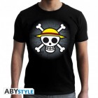 T-Paita: One Piece - Skull With Map (XS)