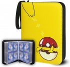 Korttikansio: Pokemon korteille - Yellow Open Ball (4-Pocket)