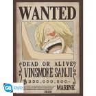 Juliste: One Piece - Wanted Sanji (52x38cm)