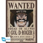 Juliste: One Piece  - Wanted Gol D. Roger (52x38cm)