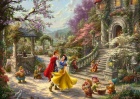 Palapeli: Kinkade Disney - Dancing With The Prince  (1000)
