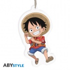 Avaimenper: One Piece, Red - Acryl Keychain - Luffy
