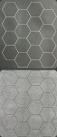 Reversible Megamat Black/Grey (1'' hexes) 34.5"X48"