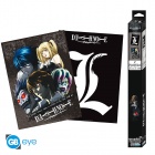 Juliste: Death Note - Set 2 Chibi - L & Group (52x38cm)