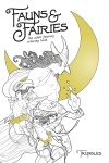 Vrityskirja: Fauns & Fairies Adult Coloring Book