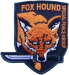 Kangasmerkki: Metal Gear Solid - Foxhound Insignia with sword