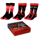 Sukat: Stranger Things - Red/Black, 3-pack (35-41)