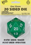 Jumbo D20 - Green (55mm)