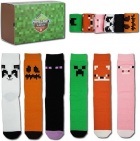 Sukat: Minecraft - 6 Odd Socks (One Size)