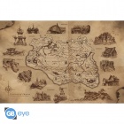 Juliste: Skyrim - Illustrated Map (91.5x61cm)