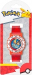 Pokmon: Red Strap Character Dial Time Teacher Watch