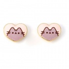 Korvakorut: Pusheen - Pink And Gold Heart