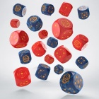 Noppasetti: Crosshairs Compact - D6 Cobalt & Red (20)