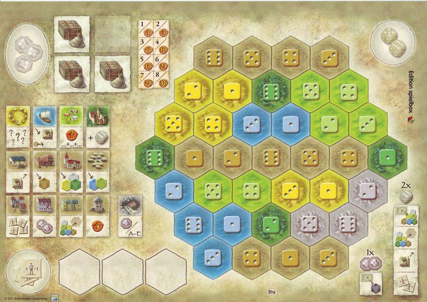 Castles of Burgundy (ENG) Expansion 1 - New Player Boards