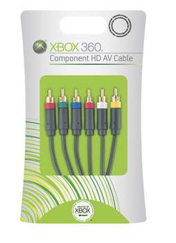 Xbox 360 kaapeli  komponentti/HD/AV-kaapeli (Kytetty)
