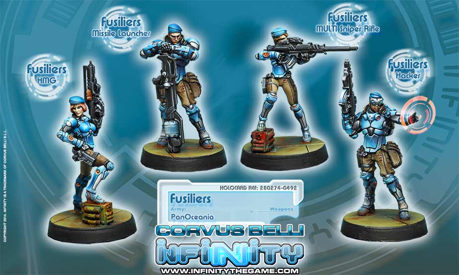 Infinity: PanOceania: Fusiliers