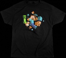 Minecraft: Run Away T-shirt (L)