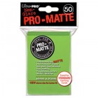 Ultra Pro Sleeves: Matta Limenvihreä (50kpl) [kortinsuoja]