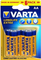 Paristot: Varta Alkaline Long Life - Aa (6 Pack)