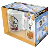 Dragon Ball Z: 460ml Mug + Metal Keychain + 2 Badges