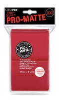 Ultra Pro Sleeves: Pro-Matte Punainen (100kpl) [kortinsuoja]
