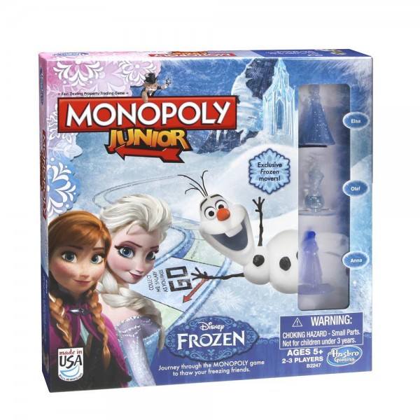 Monopoly Junior Frozen Edition (Suomi)  - Lautapelit - Puolenkuun  Pelit pelikauppa