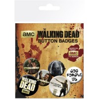 The Walking Dead Pin Badge Pack (6 Pins)