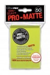 Ultra Pro Sleeves Pro-Matte Bright Yellow (50pcs)