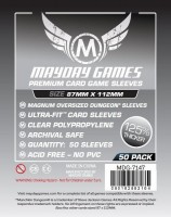 Lautapelisuoja: Mayday Games Sleeves Magnum OVERSIZED (87x112mm)