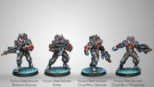 Infinity: Combined Army: Yaogat Strike Infantry