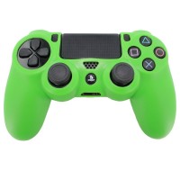 ZedLabz: Soft Silicone Cover Skin Rubber Case for PS4 - Green