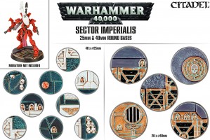 Sector Imperialis 25mm&40mm Round Bases