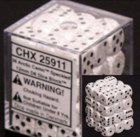 Noppasetti: Chessex Speckled  12mm d6 Arctic Camo (36)