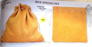 Noppapussi: Leather Dice Bag