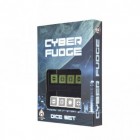 Cyber Fudge Dice Set: Black/Green